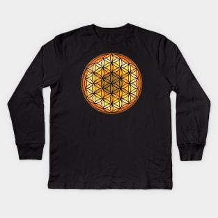 Flower of Life Kids Long Sleeve T-Shirt